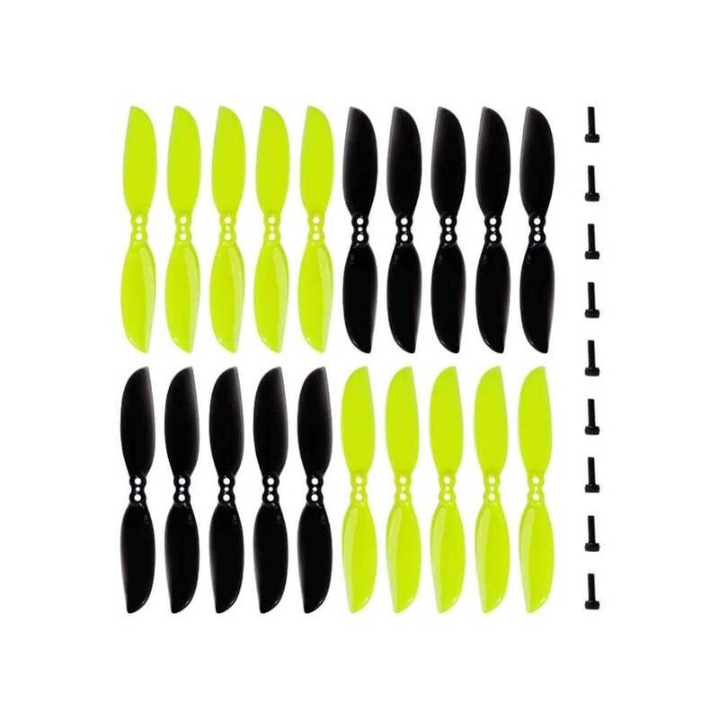 ▥ ใหม่ 20 Pcs/10 คู่ LDARC 75Mm Racer 2-Blade ใบพัด CW CCW 1.5 รูยึด Prop สําหรับ Ak123 1103 11