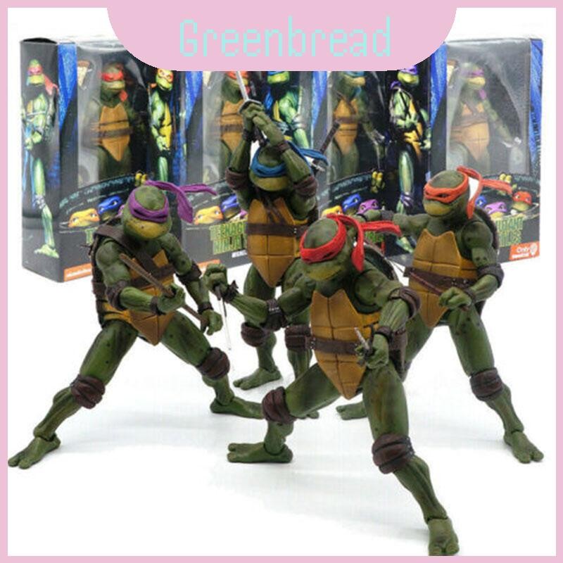 7 "Neca Collectible Tmnt Action Figure Model Movie 1990 ของเล่น