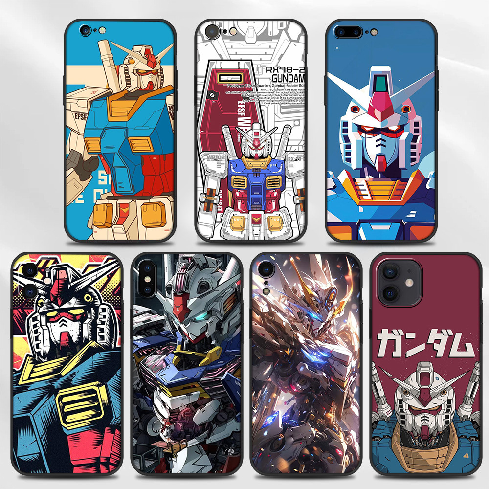 เคสโทรศัพท์สีดํานุ่มสําหรับ Xiaomi Mi 12t M2 M3 M4 M5S F1 F2 F3 F4 GT F5 Pro 41FD GUNDAM caseg