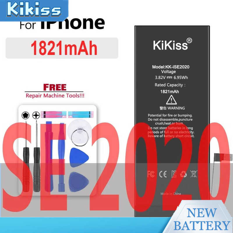 แบตเตอรี่โทรศัพท์มือถือเหมาะสำหรับ Apple iPhone SE 2020/SE 2 SE2 SE2020 1821mAh+ เครื่องมือฟรี
