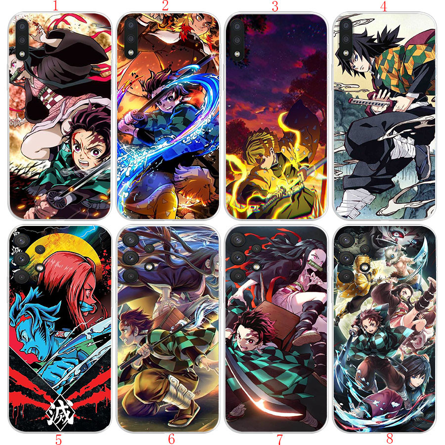 Redmi Note 8 8T 8 Pro 9 9S 9 Pro 9 Pro Max 9T 10 Pro 4G CX8 Demon Slayerเคสโทรศัพท์โปร่งใสนุ่ม