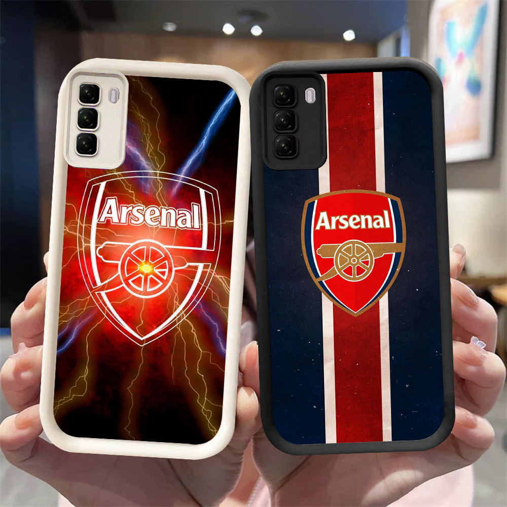 YA-3 Arsenal FC เคสกันกระแทกสําหรับ Infinix HOT 50 Tecno POP Pova 5 8 9 Spark 20 ITEL P55 RS4 Pro Pl