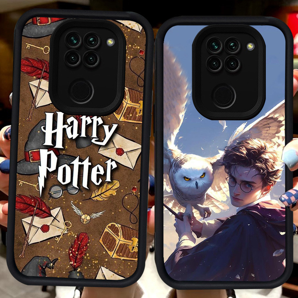 ปลอกสีดําสําหรับ Xiaomi Redmi Note 8 9S 9 Pro Max H3 H-Harry-Ptter