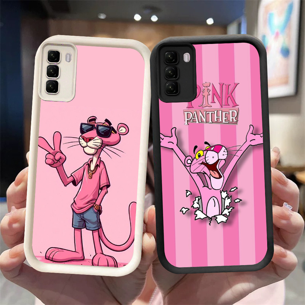 YA-33 Pink Panther ปลอกกันกระแทกสําหรับ Infinix HOT 50 Tecno POP Pova 5 8 9 Spark 20 ITEL P55 RS4 Pr