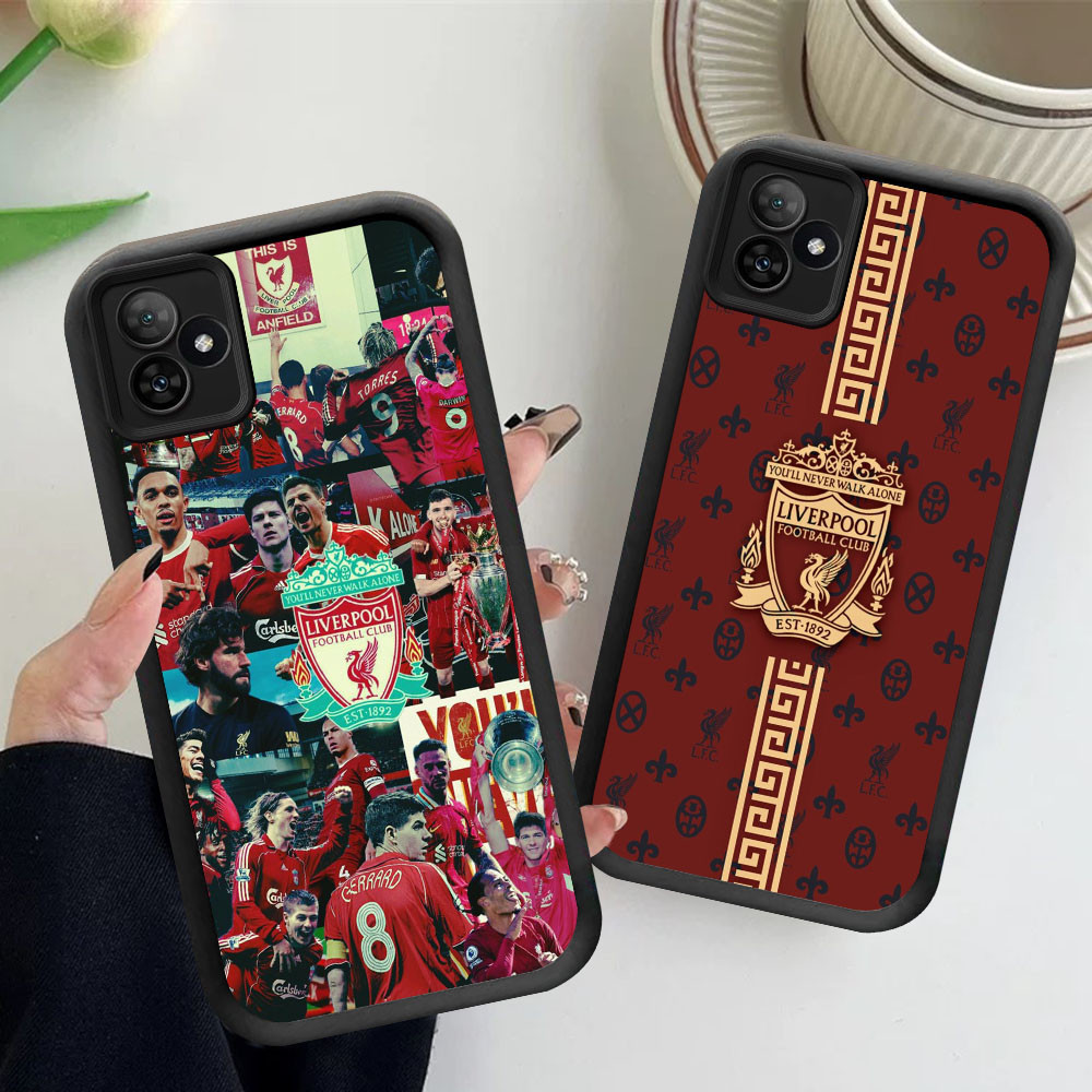 YB-15 Liverpool ฟุตบอลกันกระแทกสําหรับ Realme C53 C63 C61 C51 GT SE NEO6 6 หมายเหตุ 50 60 Narzo N61 