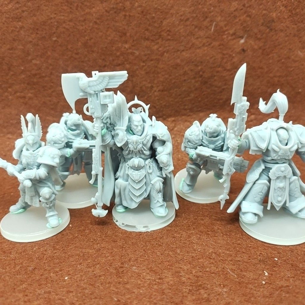 [Warhammer] Light Curing Printing Chess Piece White Model Warhammer Style Third Party Chess Piece Ar