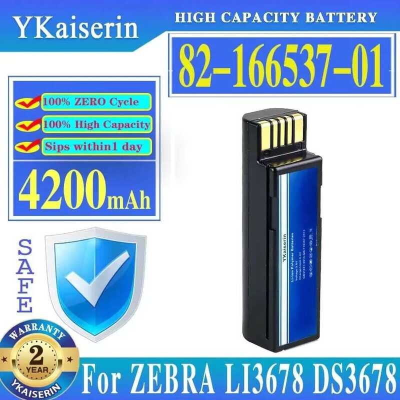 High Performance 4200mAh Battery Safe 82-166537-01 For Zebra LI3678 DS3678 QR Code Scanning Gun