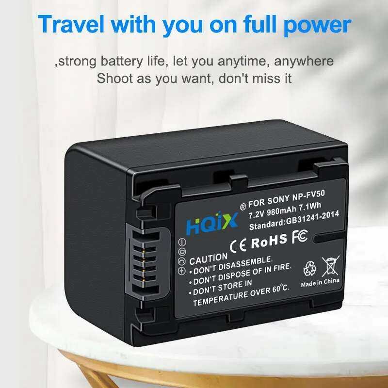 ▥ HQIX สําหรับ Sony Hdr-Cx150 Cx180e Cx210e Cx270e Cx280e Cx290e Cx330 Cx350e Cx360e Cx370 Cx38