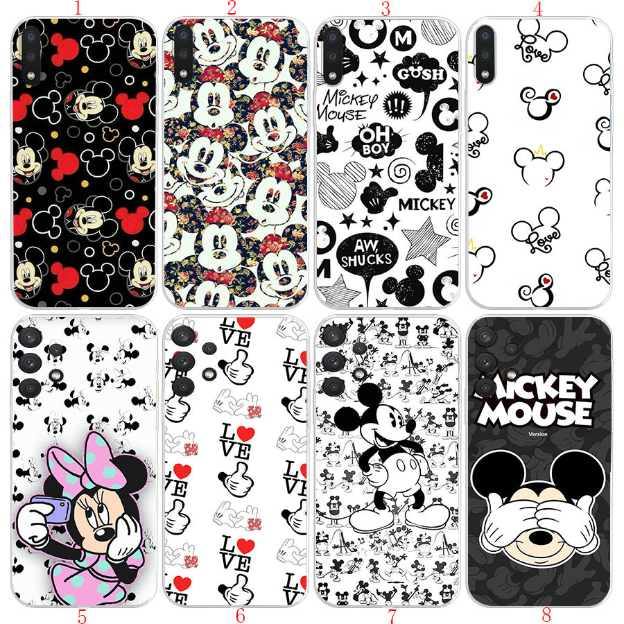 Redmi Note 8 8T 8 Pro 9 9S 9 Pro 9 Pro Max 9T 10 Pro 4G CX14 หลาย Mickey Soft เคสโทรศัพท์โปร่งใส