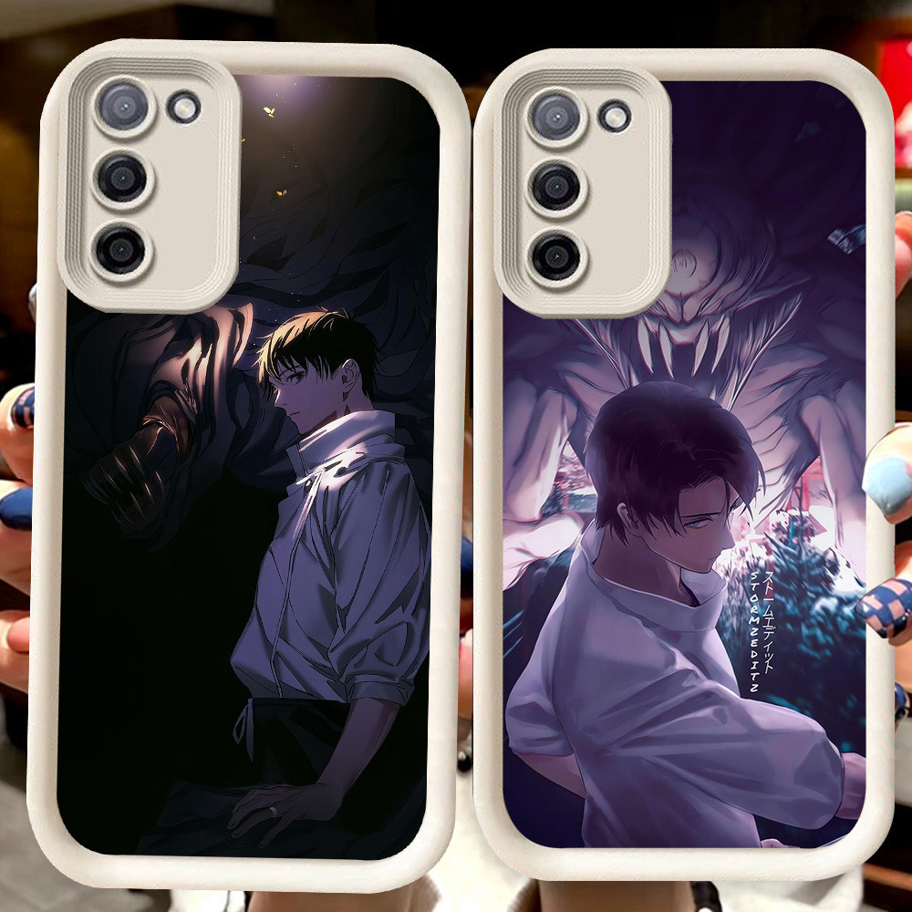 H76 Pure Love God of War ปลอกสีขาวสําหรับ Samsung M02S J6 A03S A51 A02S M02 A03 Core J4 Plus F02S A0