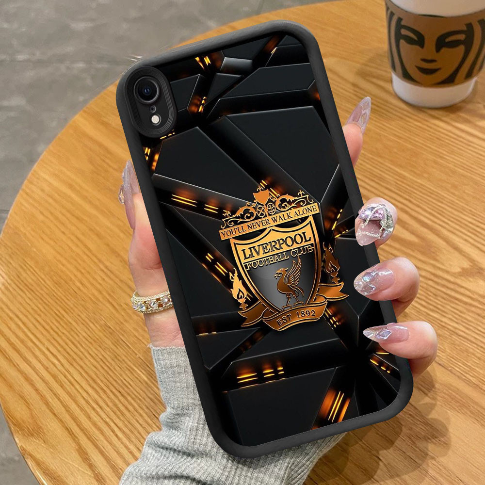 YB-15 Liverpool Football เคสกันกระแทกสําหรับ iPhone XR X XS 6 7 8 Max Plus