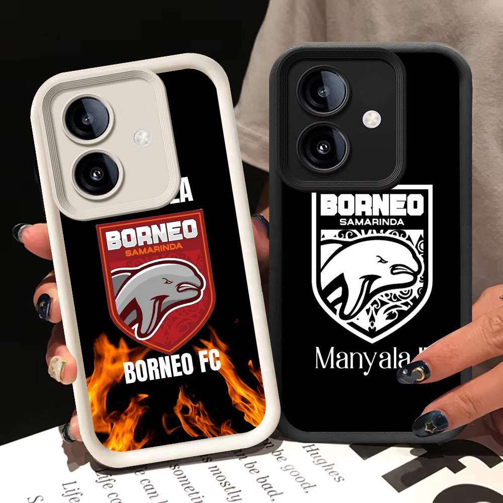 BI74 Borneo FC เคสสําหรับ Samsung Galaxy A04 A06 A04E F04 M04 A05 A07 สีขาวสีดํา