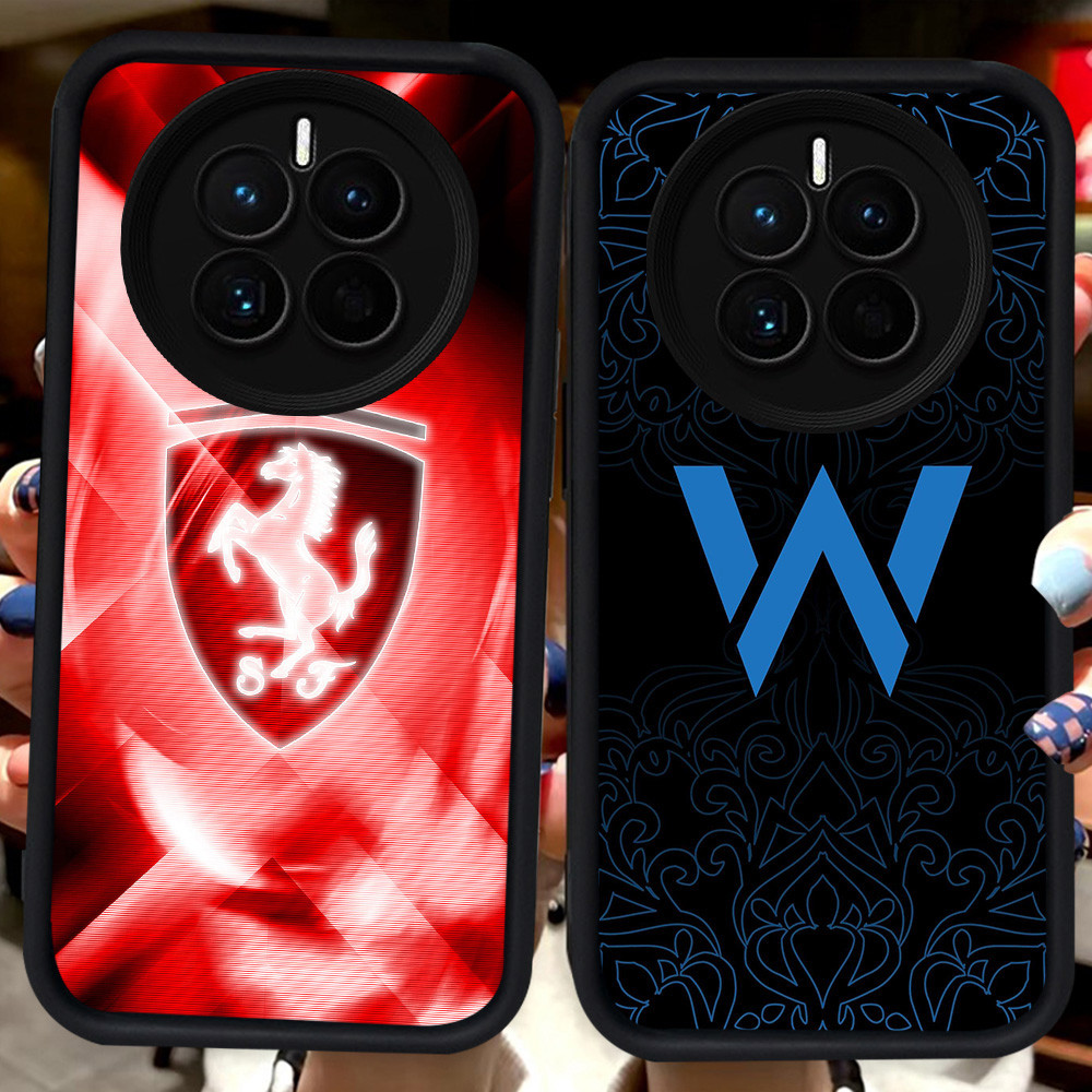 ปลอกสีดําสําหรับ Realme Narzo N65 13 12 Lite Pro 12X 70 Plus 5G H19 F1 โลโก้ทีม