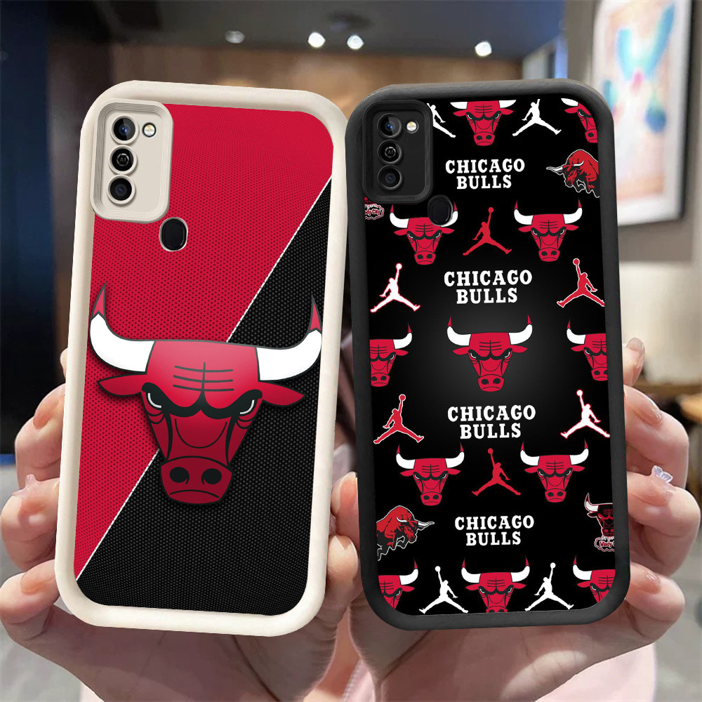 YA-7 Chicago Bulls เคสกันกระแทกสําหรับ Infinix Smart 5 HOT 10 11 12 Play