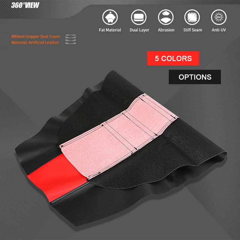 Dirt Pit Bike Gripper Soft Off-road เบาะรองนั่งรถจักรยานยนต์สําหรับ KAWASAKI KDX125 KDX125SR KDX250 