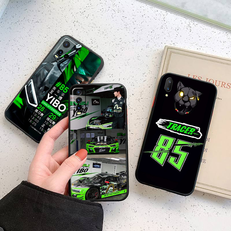 เคสโทรศัพท์สีดํานุ่มสําหรับVivo Y03 Y30T Y18 Y18S Y18E T3 Y37M Z9 Y19S Y28 V40 Lite S19 Y200 Y300 SE