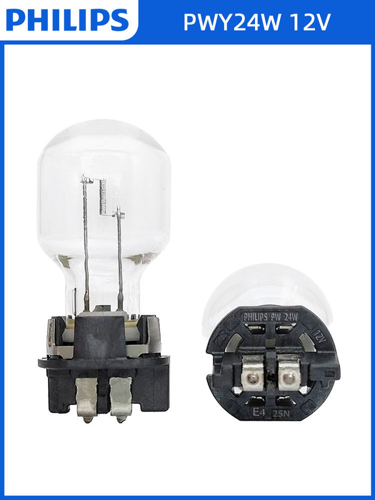 Philips ต้นฉบับใหม่เอี่ยมรองรับ PW24W BMW Mini หลอดไฟเบรกหลังนําเข้าจากเยอรมัน