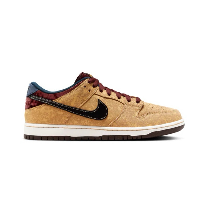 ♞,♘,♙Nike SB Dunk Low Pro City of Cinema Celestial Gold/Black/Dark Team Red ของใหม่ ของแท้100% มีกล