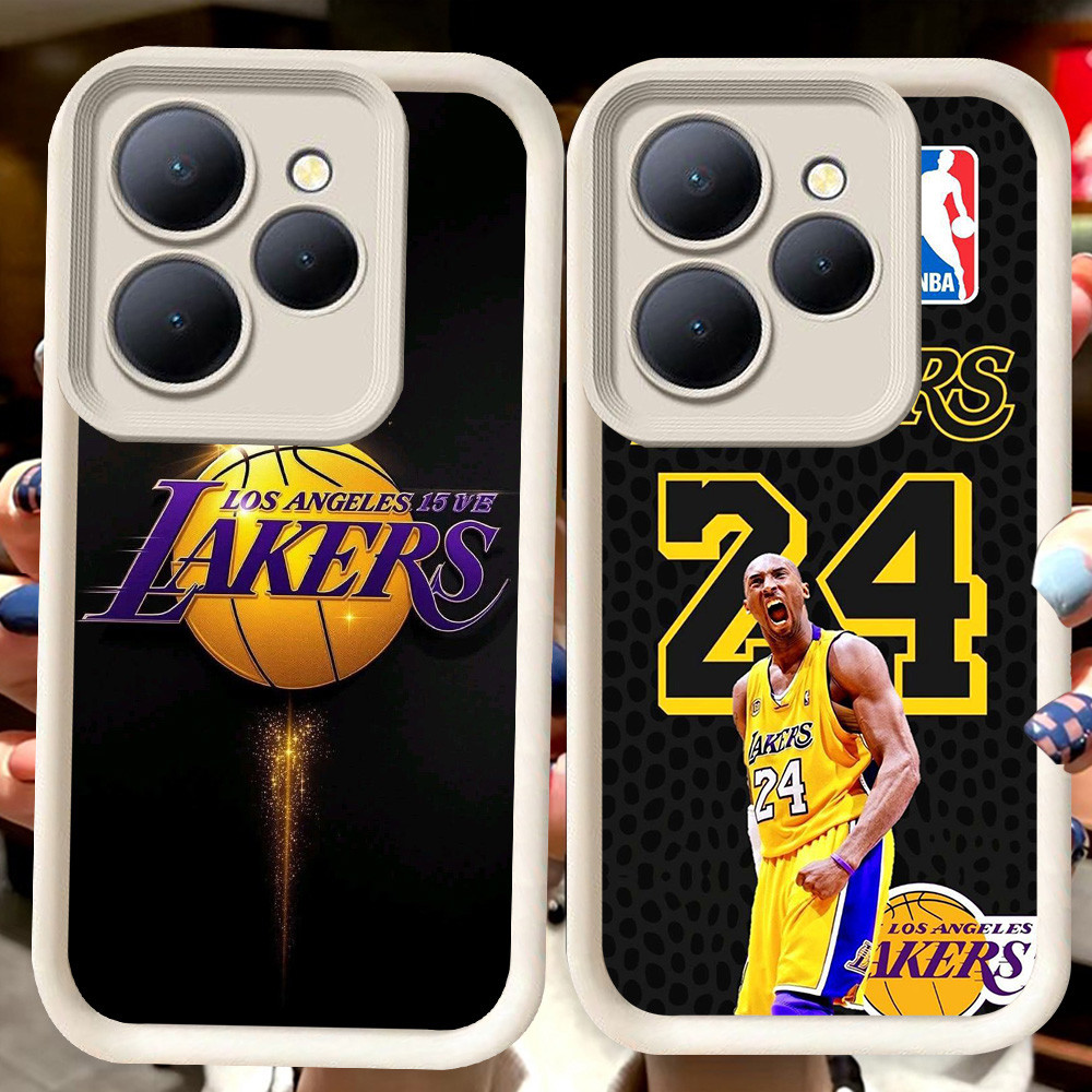 H97 Los Angeles Lakers ปลอกสีขาวสําหรับ Tecno POP Spark GO1S 8 4 9 20 GO 7 Pova 5 GO1 6 Pro Camon 12