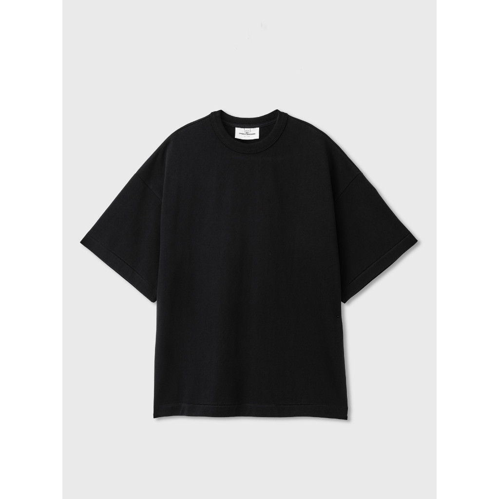 ♞,♘[JBB*] BLACK OVERSIZED T-SHIRT เจบีบี เสื้อยืดผู้ชาย เสื้อยืดโอเวอร์ไซส์ ผ้าคอตตอน สีเทาดำ WHF