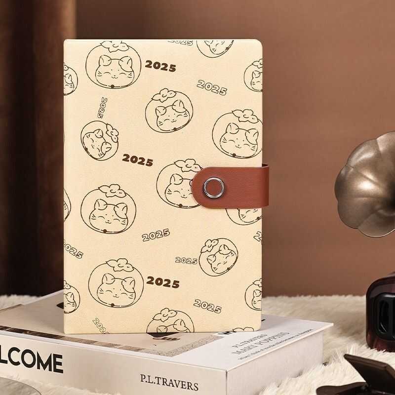 LY 2025 Year Agenda Planner Organizer Monthly Weekly Plan A5 Office Diary Noteboo Schedule Notepad