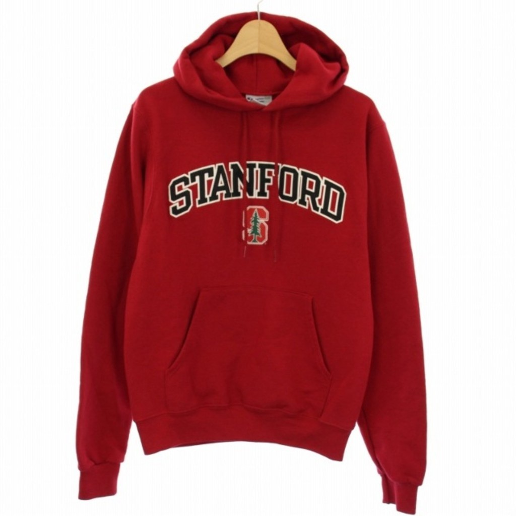 ♞,♘,♙Champion AUTHEN Hoodie red Direct from Japan Secondhand RDH