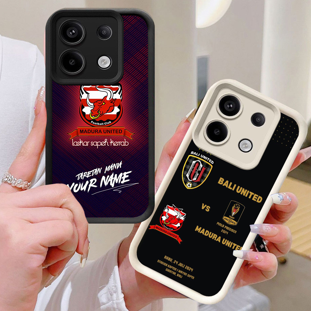 BI87 Madura United FC Casing สําหรับ Xiaomi POCO X6 M6 NEO Pro 4G สีขาวสีดํา