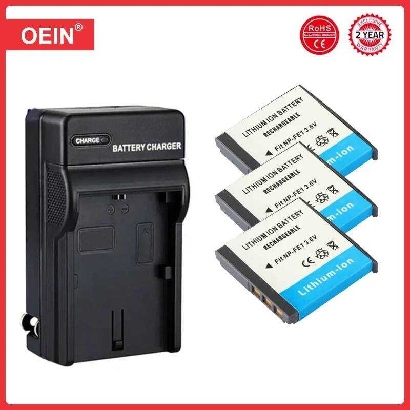 ▥ 750Mah Np-Fe1 NP Fe1 Npfe1 แบตเตอรี่กล้องสําหรับ SONY Cyber-Shot Dsc-T7 Dsc-P2 Dsc-P3 Dsc-P5