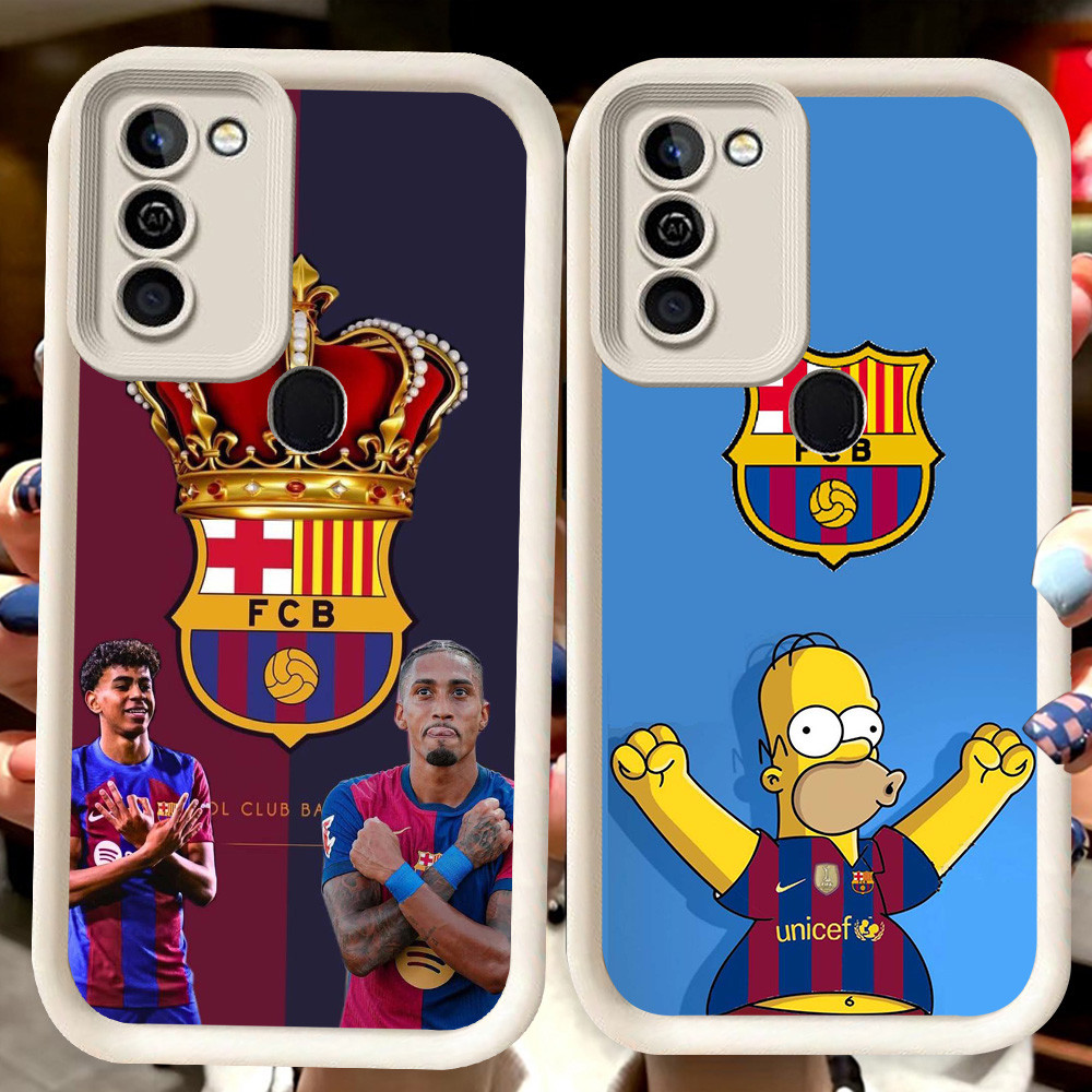 H77 Barcelona Club ปลอกสีขาวสําหรับInfinix HOT Smart Ram2 10 5 6 12 8 11 Ram3 Play Plus