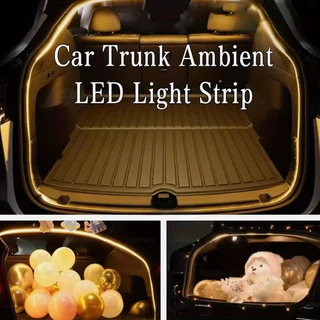 （🚚ท้องถิ่น🚚）2/4m รถความสว่างสูง Trunk Ambient Light ตกแต่งภายในสายไฟ Led ฟรีการตรวจจับอัตโนมัติ Tailgate Light Strip