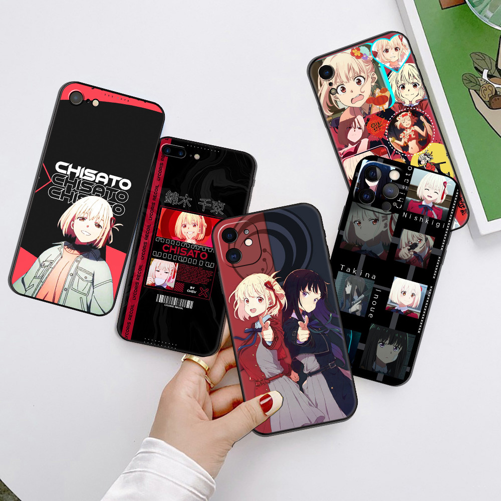 SAMSUNG แฟชั่นนุ่มสีดําเคสโทรศัพท์สําหรับSamsung Galaxy A6 A7 A8 A9 A01 A02 A03S A03 04S A04E A05 A0