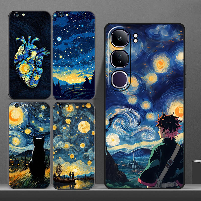 เคสโทรศัพท์สีดํานุ่มสําหรับVivo Y1S Y01 Y02 Y02S Y02T Y11 Y12S Y12 Y15 Y15S Y15A Y16 Y17S Y19 Y20i Y