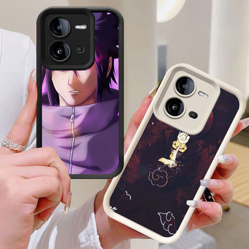 BI5 อะนิเมะ Naruto สําหรับ VIVO V25 Y28 Y17S Y28s V25E V60 5G สีขาวสีดํา