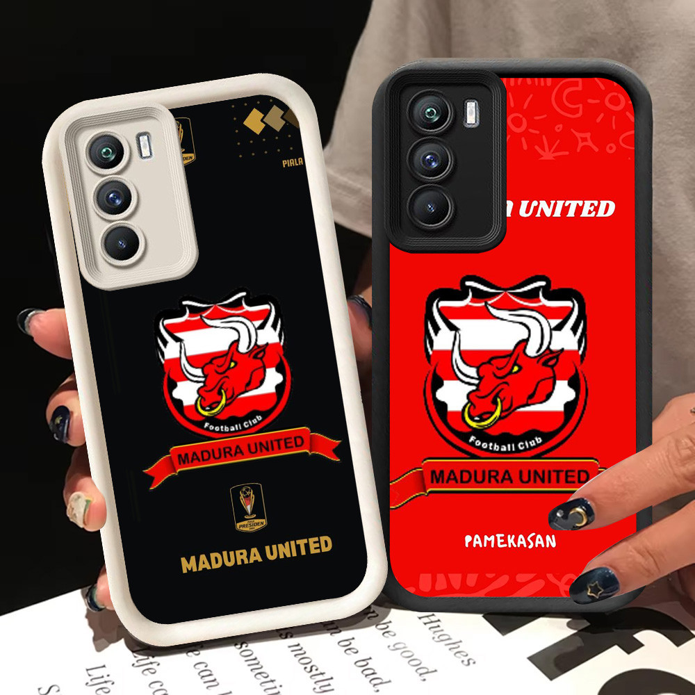 BI87 Madura United FC Casing สําหรับ OPPO A94 A16 A16s A55 A54S A74 สีขาวสีดํา