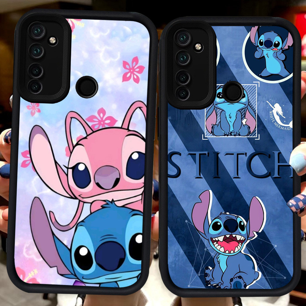 ปลอกสีดําสําหรับRealme 6i 7i 5s Narzo 10A C2s 5i 9i 20A 10 C2 C17 C75 5 14 14X 14T C71 C73 H62 Stitc