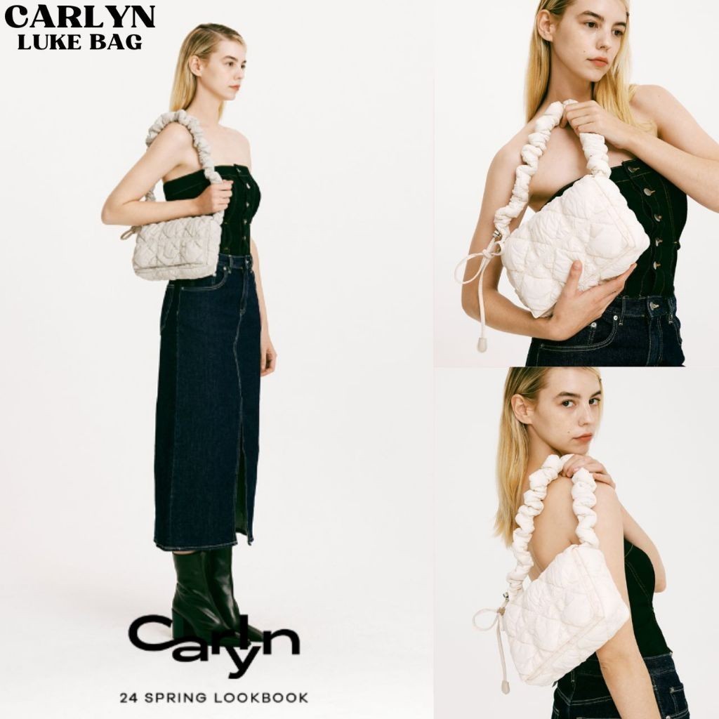 ♞,♘[CARLYN ] Luke BAG _7color / 24 SPRING SEASON / สินค ้ า KR แท ้ 100 % / จัดส ่ งรวดเร ็ วจาก KR