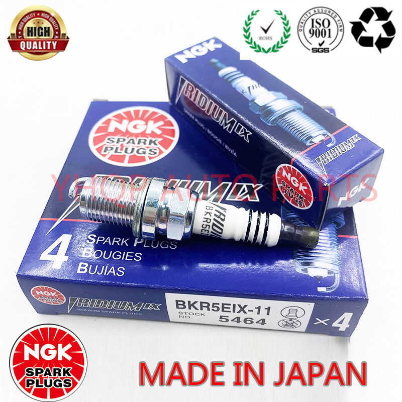 LY 4 Pieces Bkr5eix11 (5464) Spark Plugs For TOYOTA SUZUKI Bkr5eix-11 5464 Bkr5eix 11