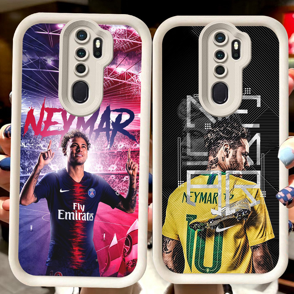 H84 Neymar Barcelona สีขาวปลอกสําหรับ OPPO Reno 2Z A83 A5 A9 A37 F11 2F A39 2020 Pro