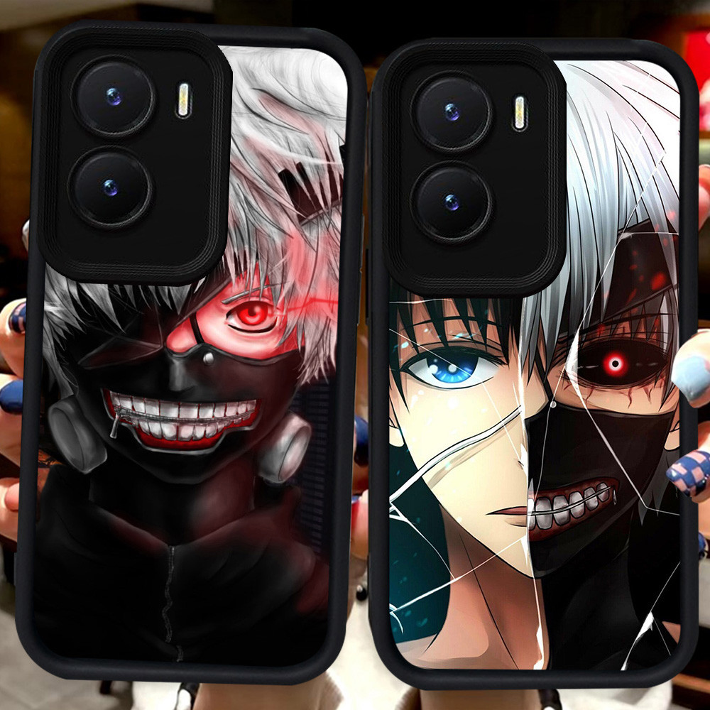 ปลอกสีดําสําหรับ VIVO Y15a Y75 Y55 Y35 Y56 iQOO 13 Z10 T4 Z9X Z9 Y22s Y16 Y15s Y22 Y01 5G Y01A H127 