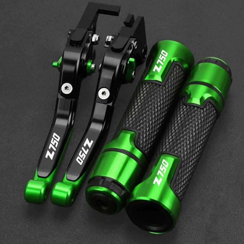 ▥ Z 750 อุปกรณ์เสริมรถจักรยานยนต์คลัทช์เบรคแบบปรับได้ Handlebar Hand Grips สําหรับ KAWASAKI Z75