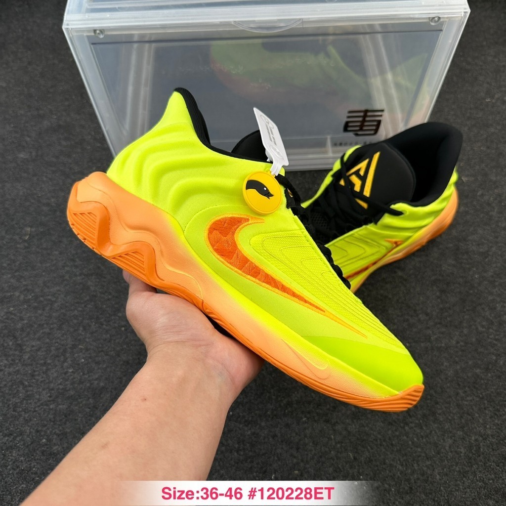♞,♘2024 รองเท้าบาสเก็ตบอล Nike Giannis Immortality 4 ดั้งเดิมรองเท้าบาสเก็ตบอลที่ใช้งานได้จริง GFD