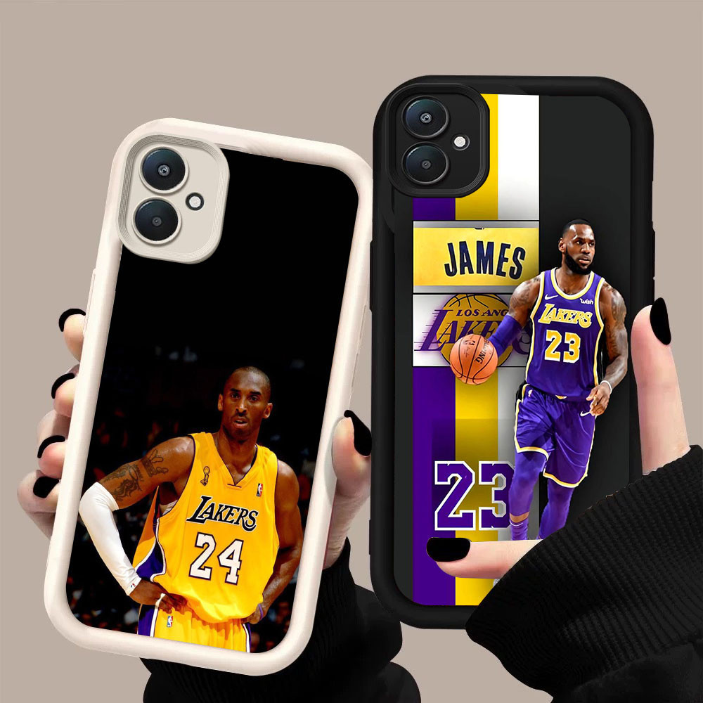 JK-17 NBA Lakers ปลอกกันกระแทกสําหรับ Xiaomi Redmi 13C 14 13T 14T A2 A1 K60 Ultra Poco C65 Pro