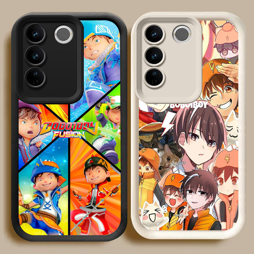 BI73 Boboiboy Casing สําหรับ VIVO Y29 V27 Pro V27E Y200e Y400 สีขาวสีดํา
