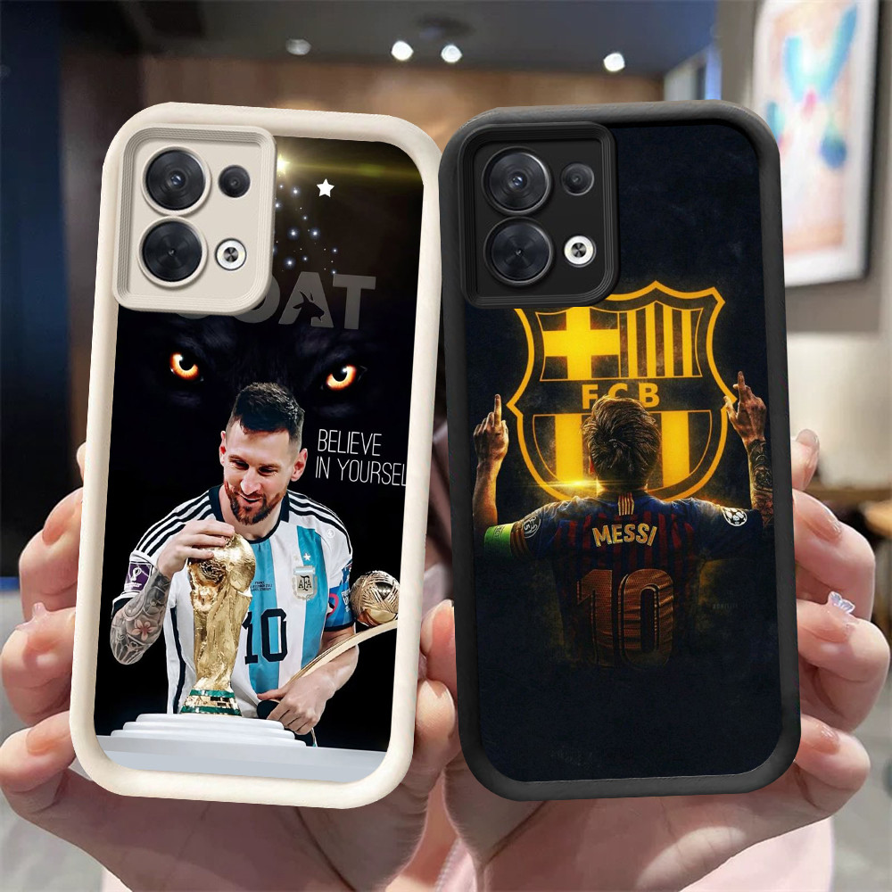 YA-21 Lionel Messi ปลอกกันกระแทกสําหรับ OPPO F21 F21S Reno 7 7Z 8 8Z Lite Pro