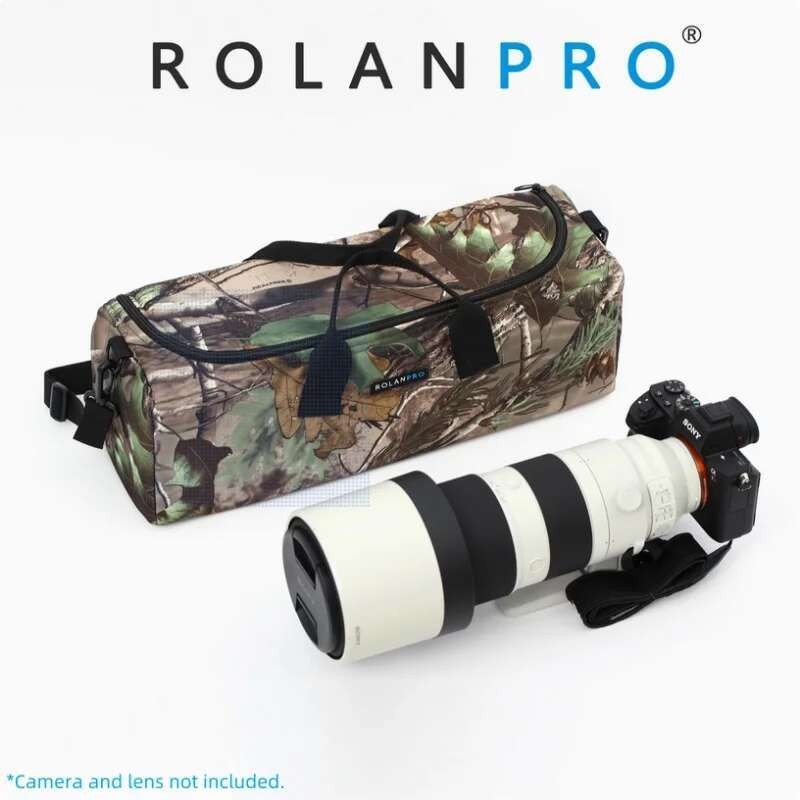 ขายร้อน ROLANPRO เลนส์เทเลโฟโต้กระเป๋ากล้องมือถือแบบพกพากระเป๋าสําหรับ Nikon Z180-600, Canon RF 200-800, Sony 200-600 มม.เลนส์ SLR
