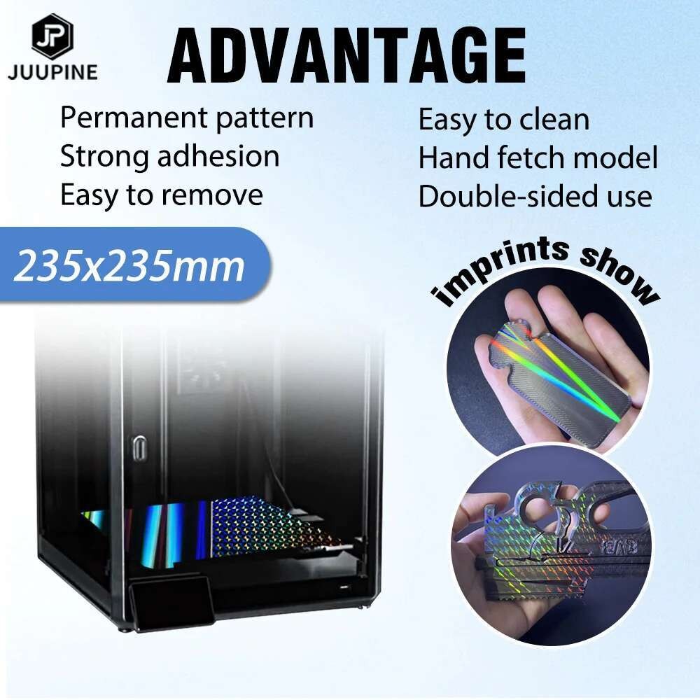 3D สําหรับ Creality k1 Max สร้างแผ่น Ender 3 S1 Ender 3 V3 Se K1C เตียง Creality k1 สร้างแผ่น H1H PEO PEY PEI แผ่น 235x235 310x315 - รูปที่ 2