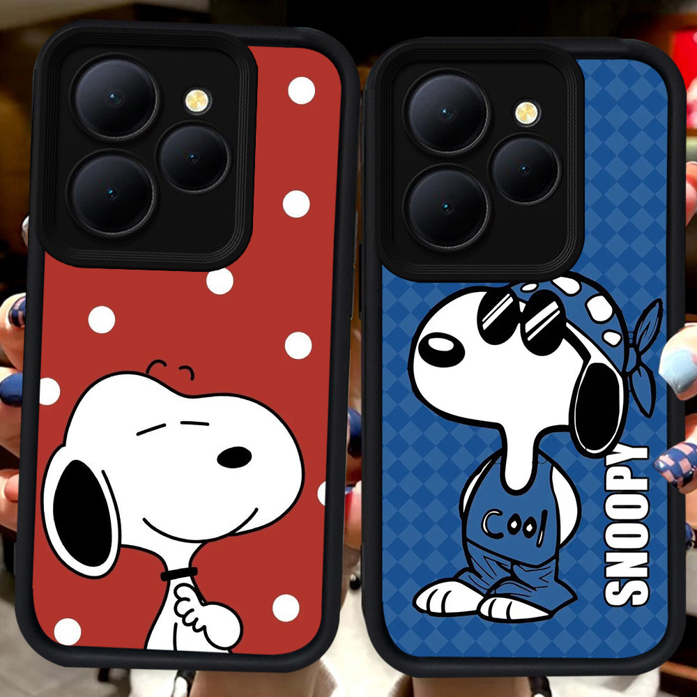 ปลอกสีดําสําหรับ Tecno POP Spark GO1S 9 7 8 20 Pova 5 4 GO GO1 6 Pro Camon 12 GO2 40 30C Plus 5G H87