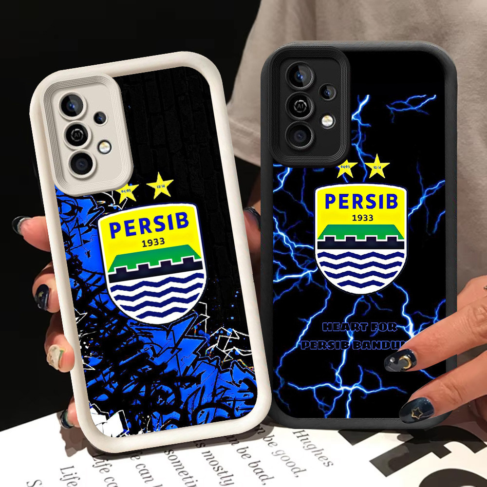 BI91 Persib Casing สําหรับ Samsung A05S S25 Ultra A04s A35 A25 A34 5G สีขาวสีดํา
