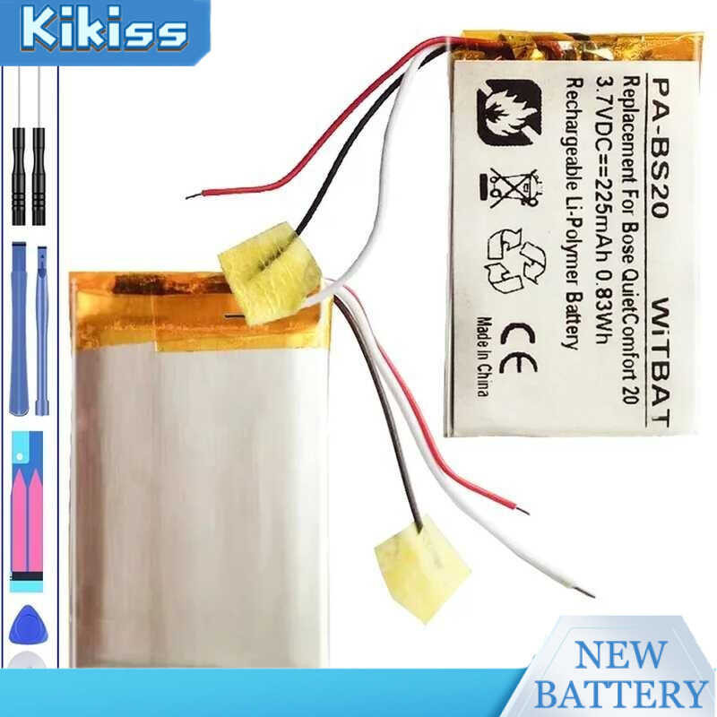 แบตเตอรี่ AHB372235PST 225mAh gps mp3 รถ dvr pr-452035 สำหรับ QC20 เงียบและสะดวกสบาย 20 502035