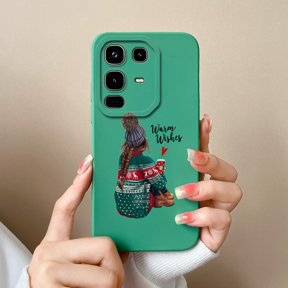 สําหรับ Infinix Note 50 50X 50S 50 Pro 50 Pro Plus กรณีผีเสื้อสีม่วงสาวสแควร์กันกระแทก Anti-drop ซิลิโคนปกหลังสําหรับ Infinix หมายเหตุ 50 Pro Plus Capa กันชน - รูปที่ 3